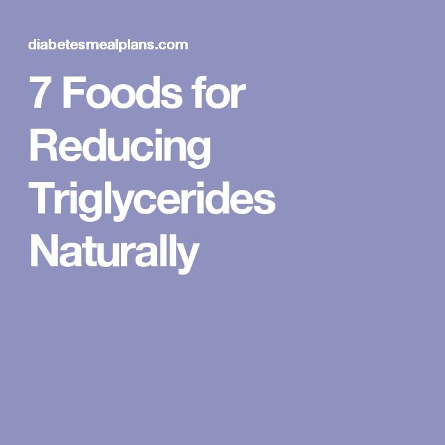 7 Foods for Reducing Triglycerides Naturally