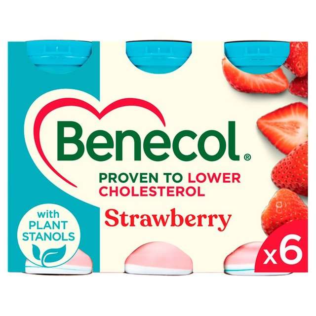 Benecol Cholesterol Lowering Yogurt Drink Original 6 x 70g ...