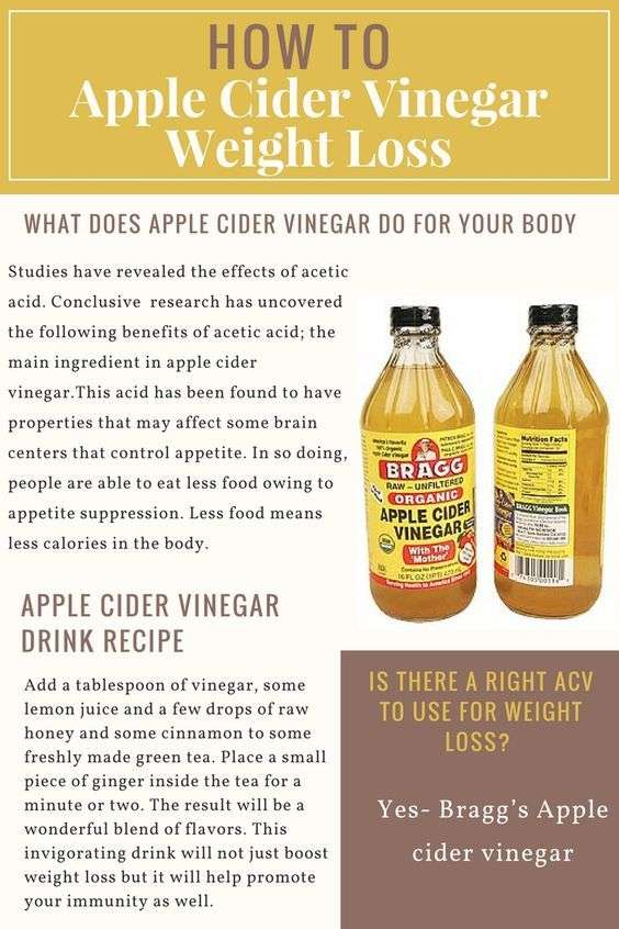Braggs Apple Cider Benefits For Weight Loss