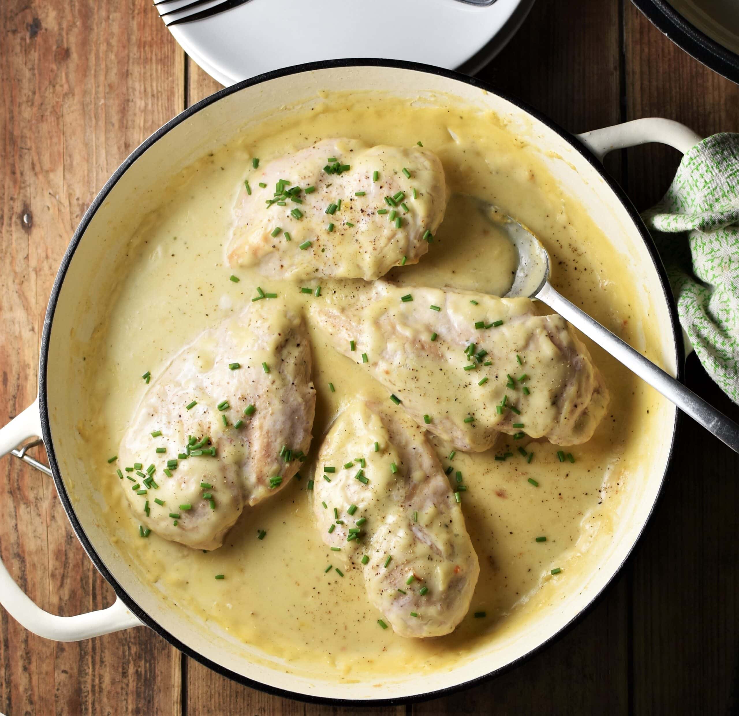 Chicken Breast in White Sauce (Low Fat)