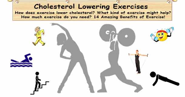 Cholesterol Lowering Exercises  How Does, What Kind &  How Much?