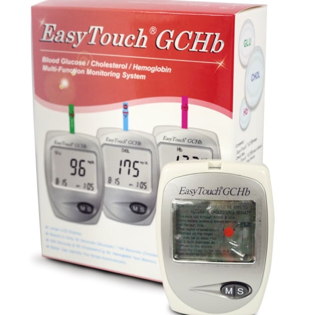 Easytouch GCHb 3 in 1 MONITOR (Glucose, Cholesterol and Hemoglobin ...