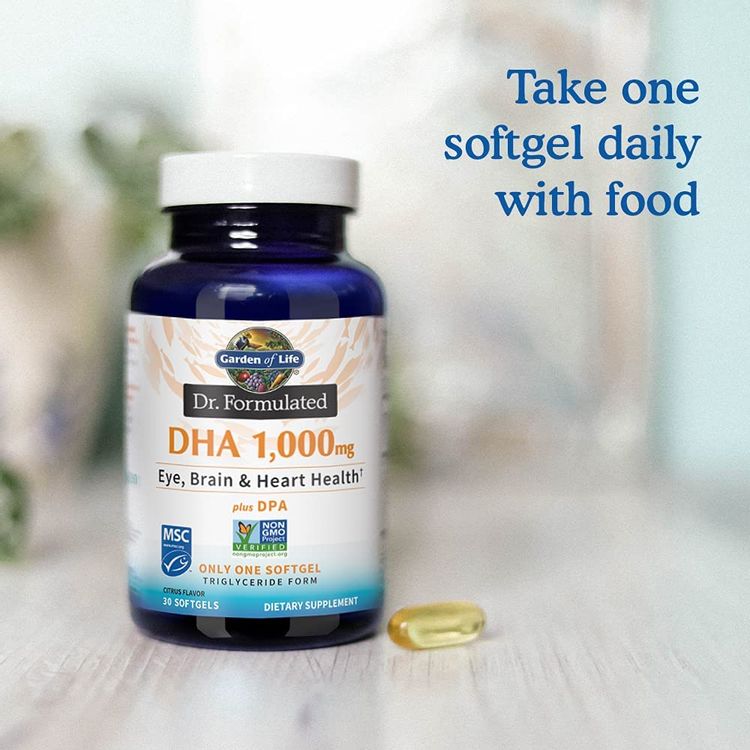 Garden of Life Dr. Formulated DHA 1,000mg Fish Oil