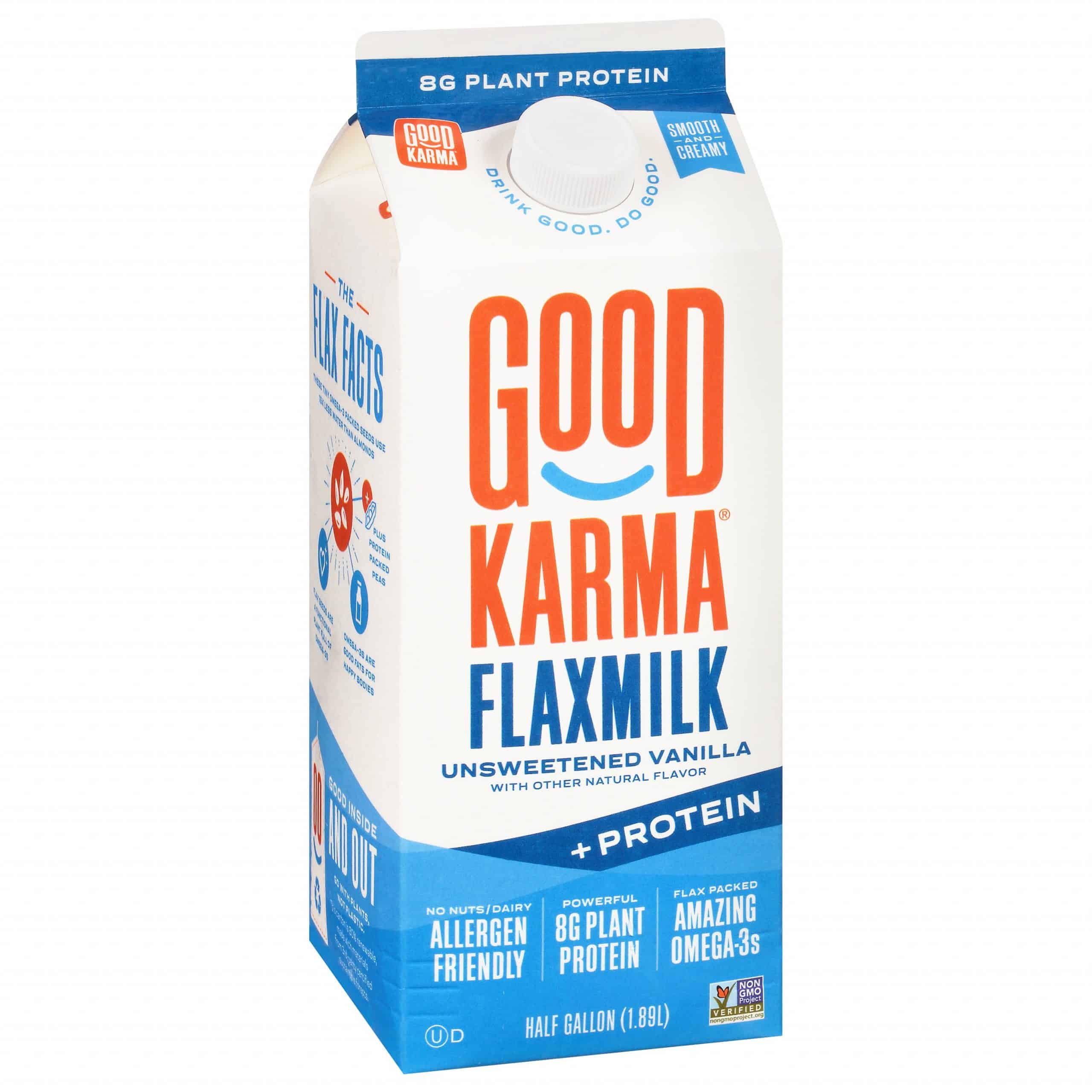 Good Karma Unsweetened Vanilla + Protein Flax Milk