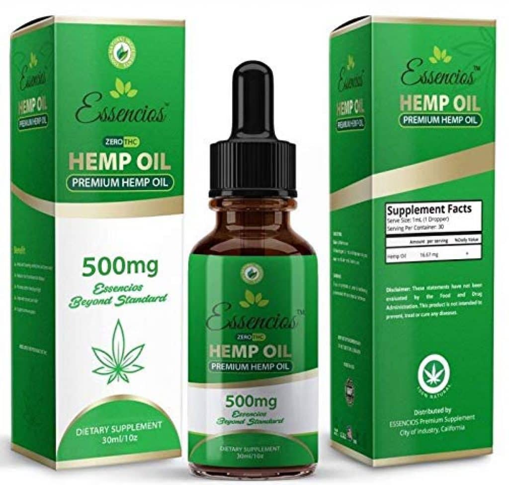 Hemp Oil for Pain Relief, 500mg Hemp Extract, Anxiety Relief, Lower ...