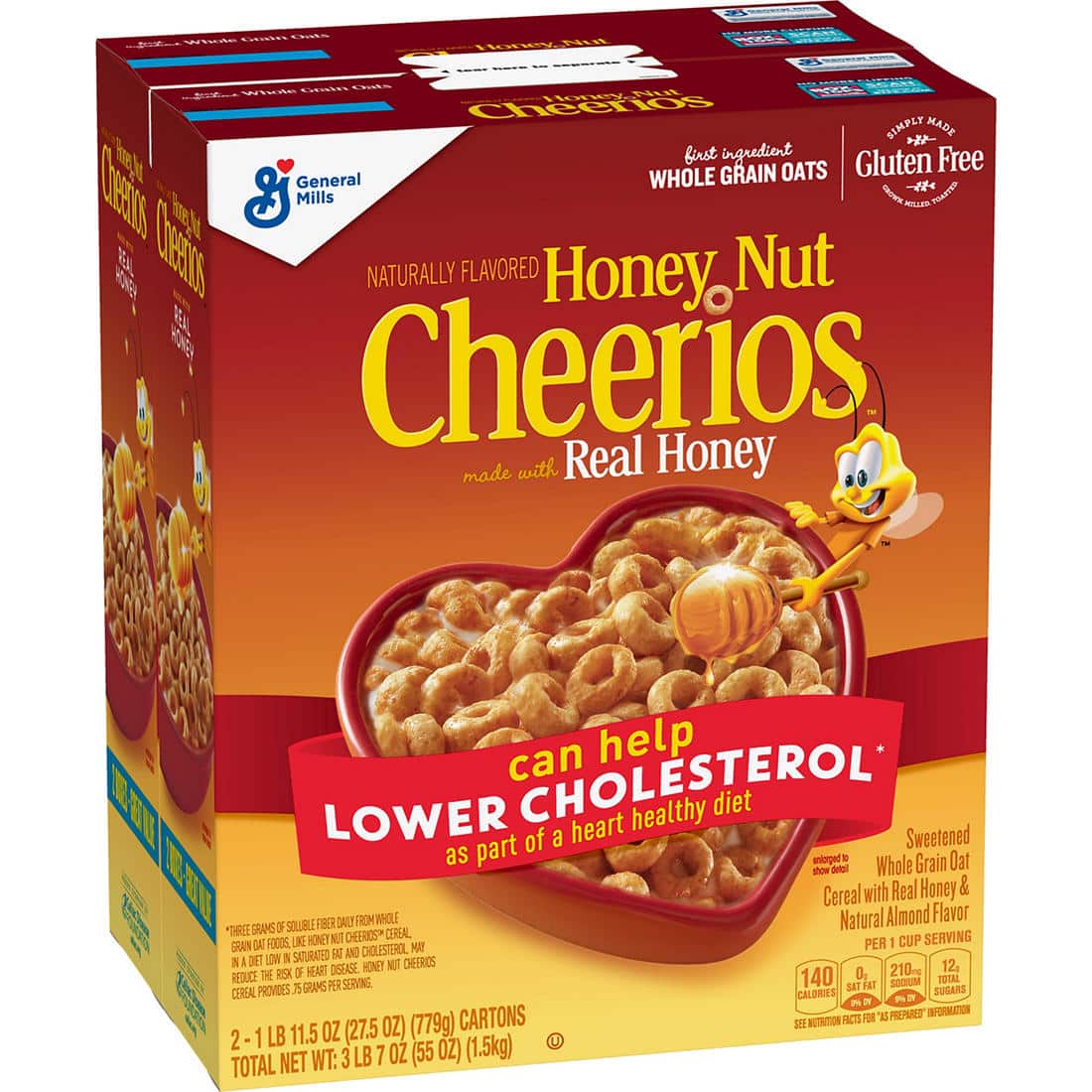 Honey Nut Cheerios Nutrition Label
