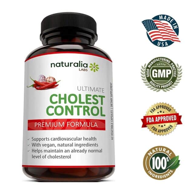 Lower Cholesterol Premium Formula, Heart Health,Natural Ingredients, 60 ...