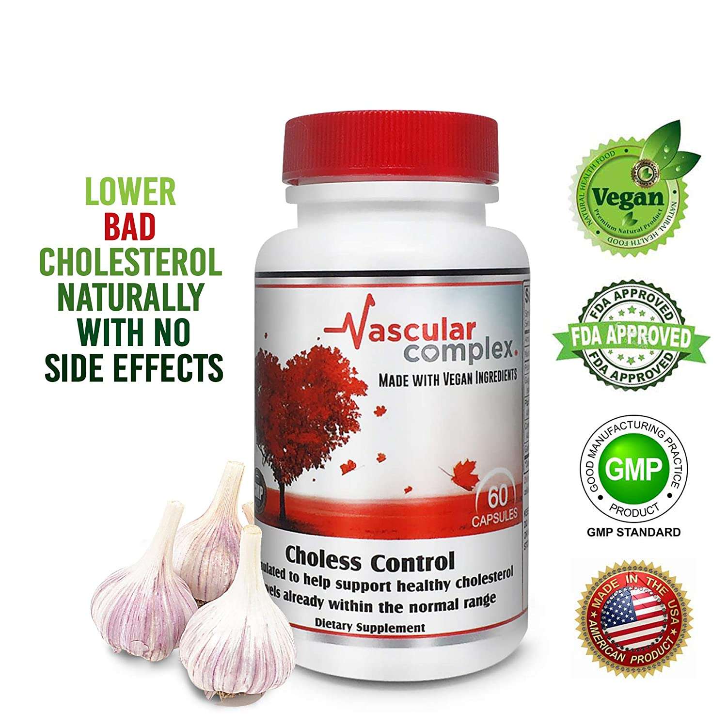 Lower Cholesterol Supplements (60capsules ...