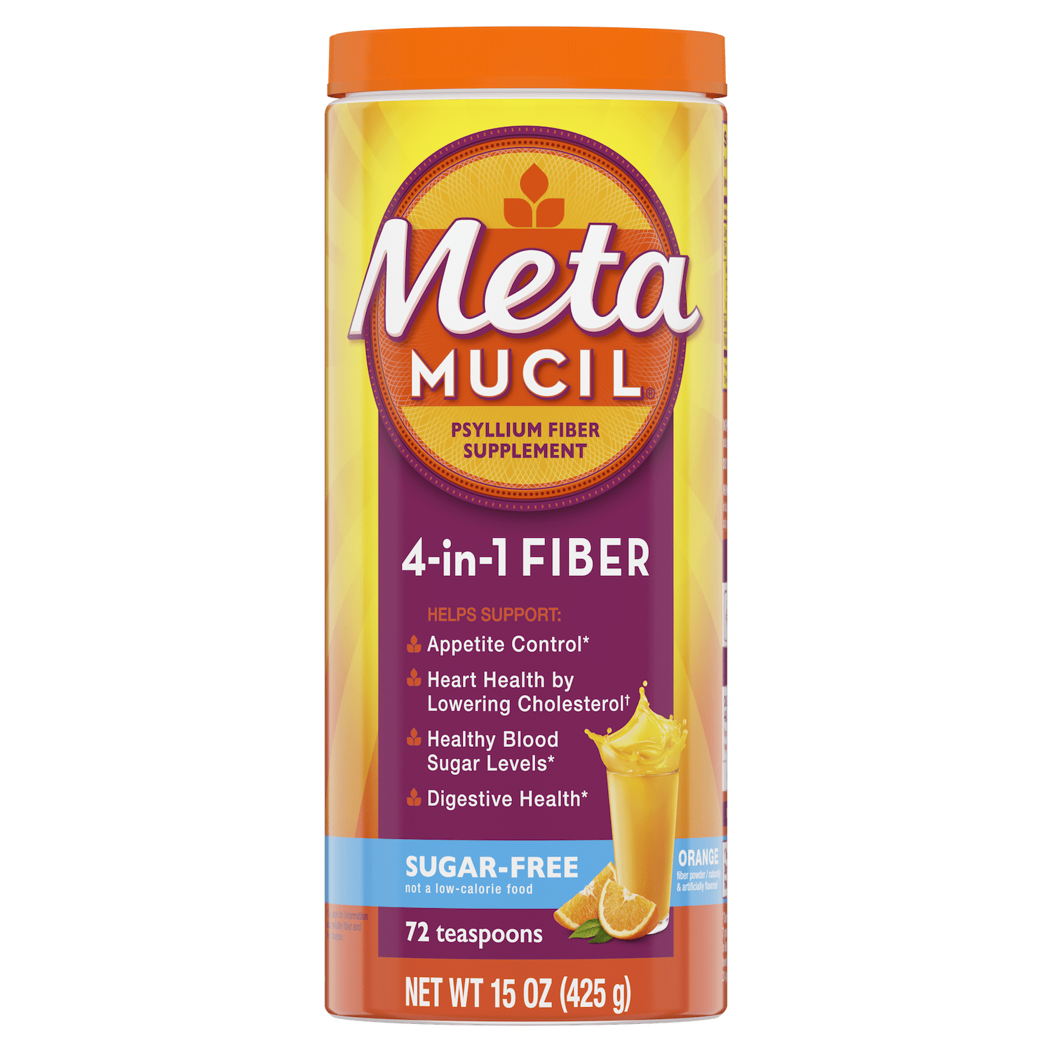 Metamucil Sugar Free Orange Smooth Fiber Powder