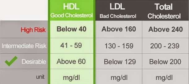 Normal Cholesterol Levels