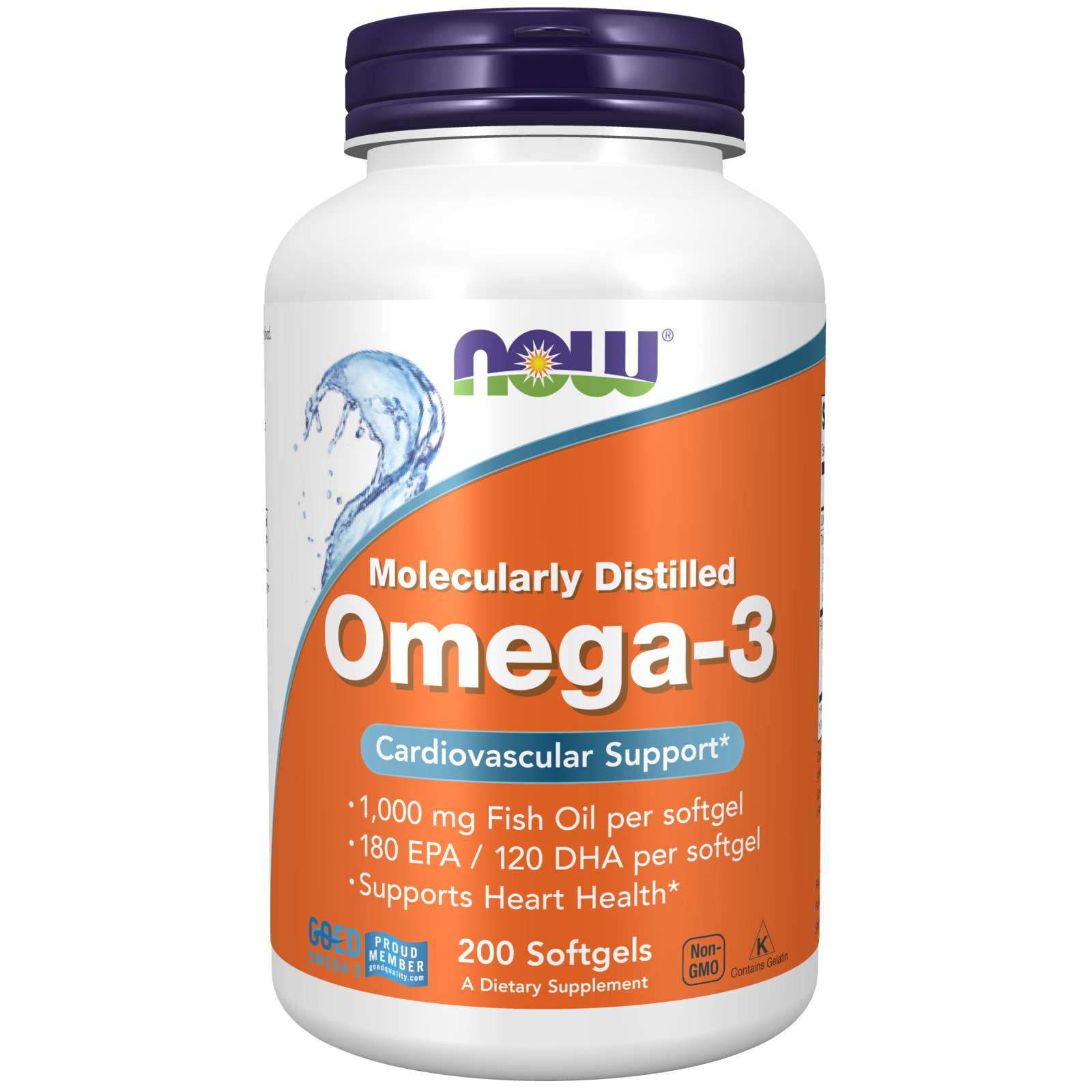 NOW Foods Molecularly Distilled Omega