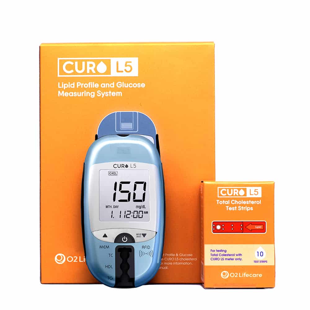 Profile Test Strips for Curo L5 Cholesterol Kit