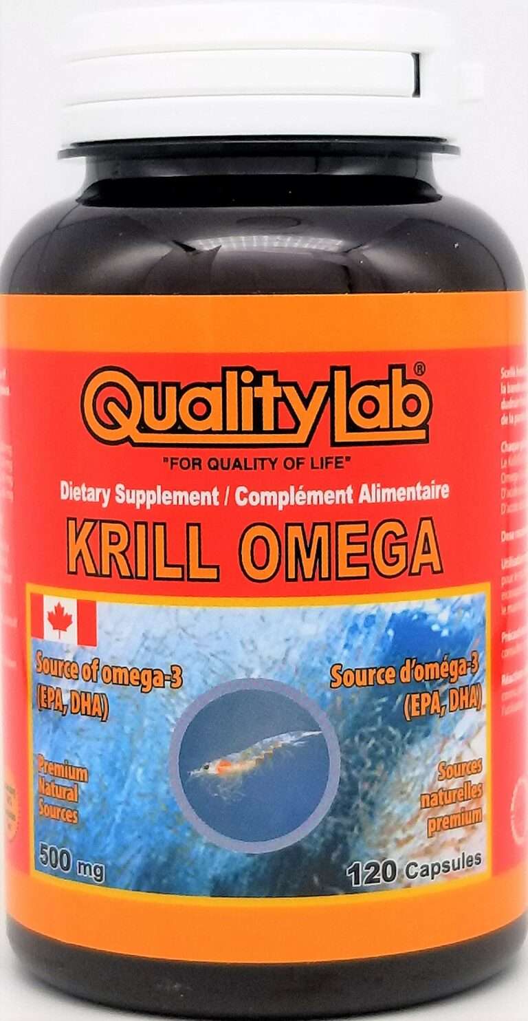 Qualitylab Krill Omega 500 mg 120 Capsules (Made in Canada ...