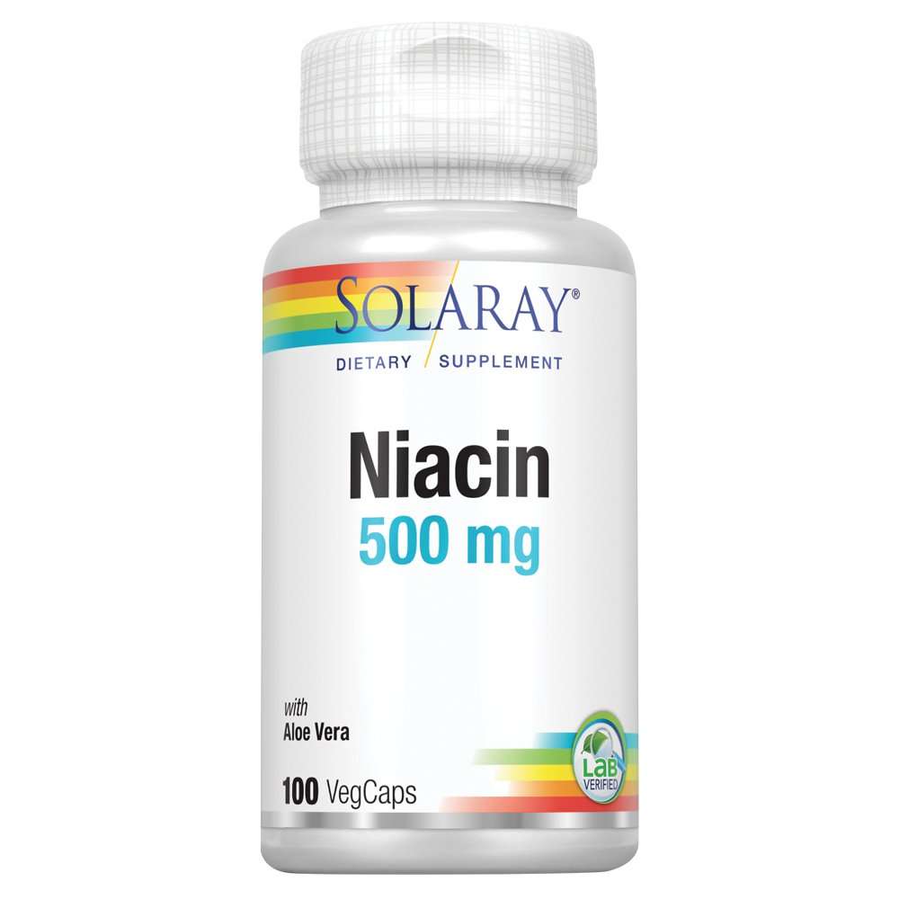 Solaray Niacin 500 mg, Vitamin B3