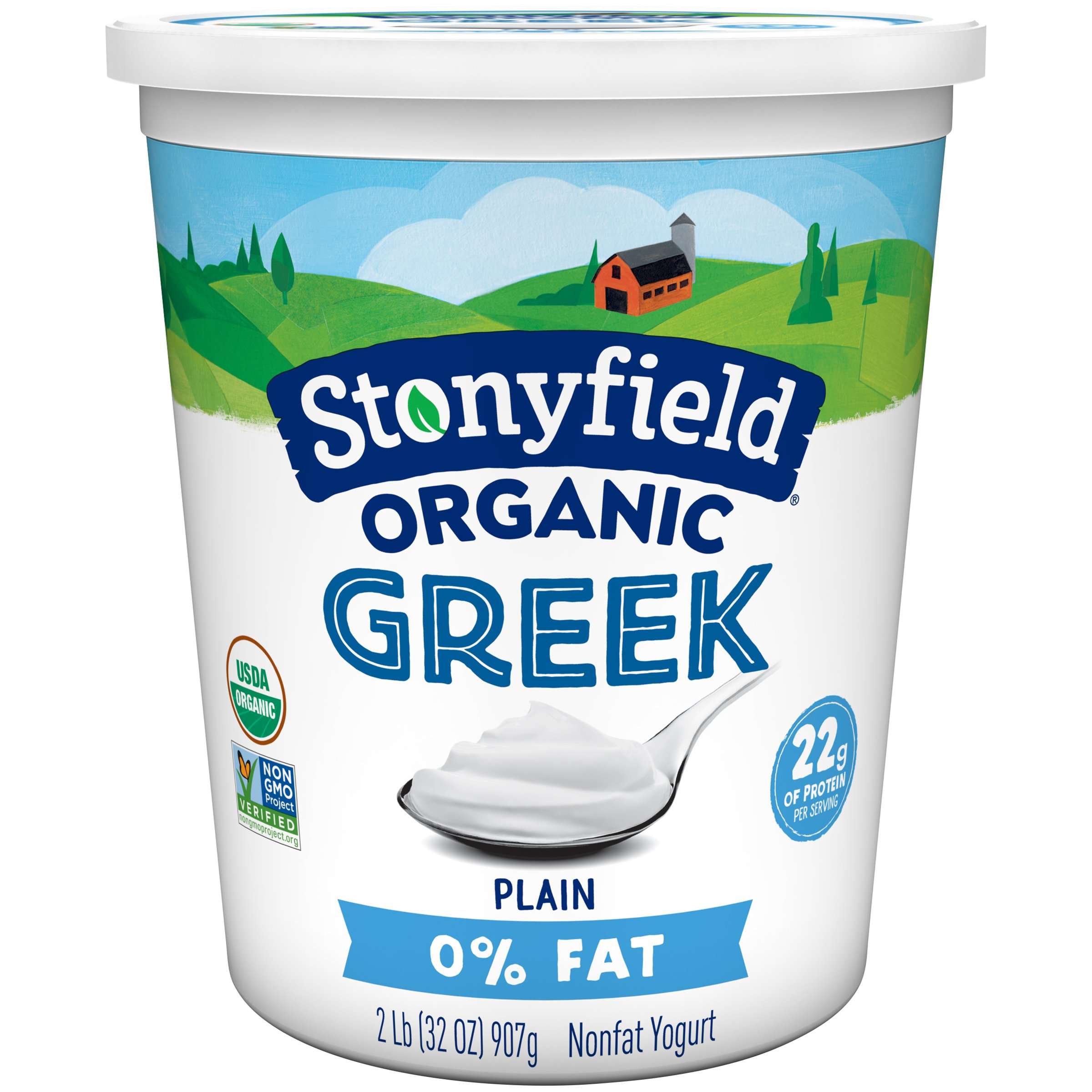 Stonyfield Fat Plain Greek Yogurt