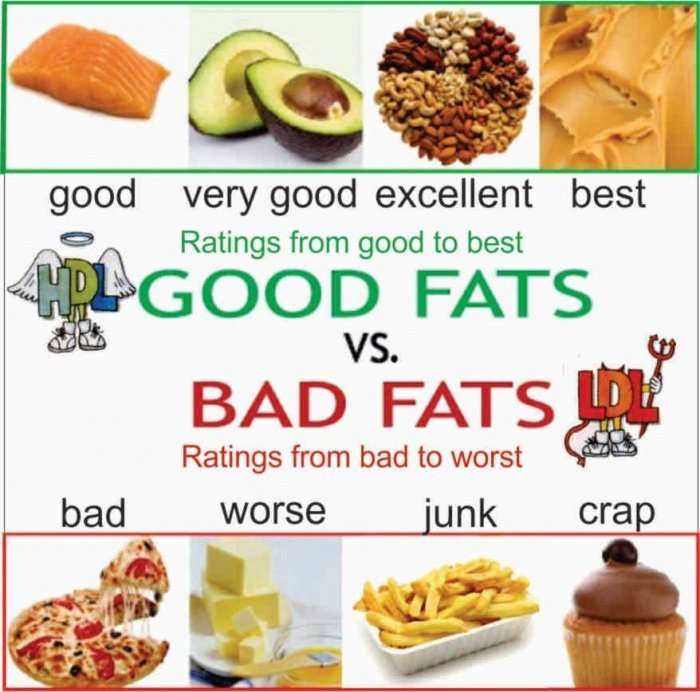 The Difference Between Saturated and Unsaturated Fats