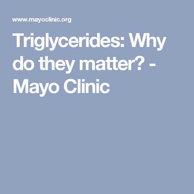 Triglycerides: Why do they matter?